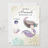 *~* Kitty Cat Mermaid Gold Glitzer Hair Geburtstag