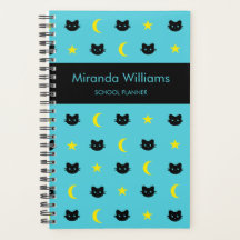 Kitty Cat Moon and Stars Planer