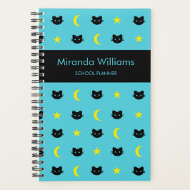 Kitty Cat Moon and Stars Planer