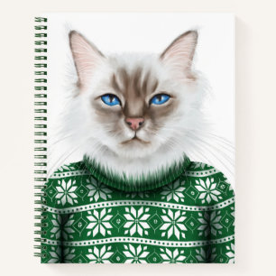 Kitty Cat Sweater Notizbuch