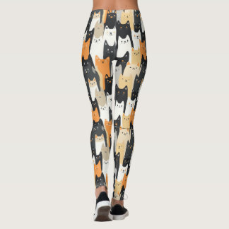 Kitty Cat-Tarnleggung Leggings