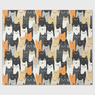 Kitty Cat-Tarnung Katzen Camo Geschenkpapier