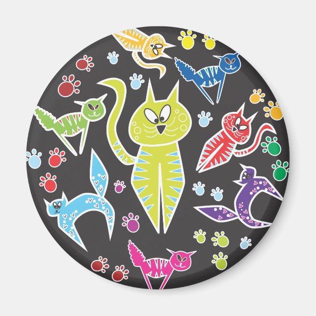 Kitty Cats Magnet (Vorne)