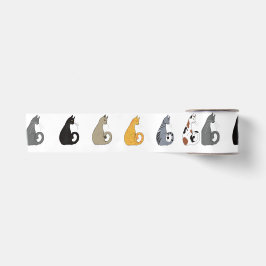 Kitty Cats Wrapping paper Satinband