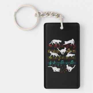 Kitty Chat Jouer de la musique Note Clef Musicien 