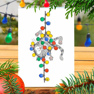 KITTY CHRISTMAS carte de voeux par Nicole Janes