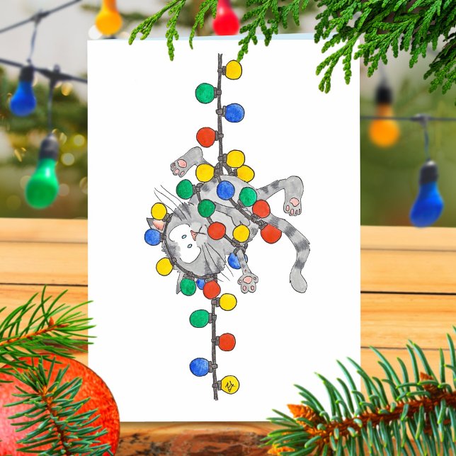 KITTY CHRISTMAS carte de voeux par Nicole Janes (Créateur téléchargé)