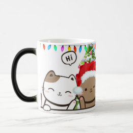 Kitty Christmas Verwandlungstasse