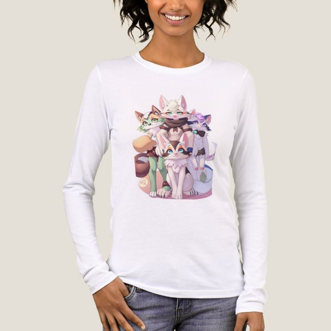 Kitty Club Tri-Blend Shirt (Vorderseite)