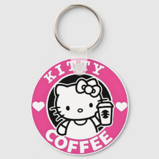 Kitty Coffee Logo Schlüsselanhänger