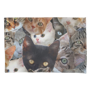 Kitty Collage Kissenbezug