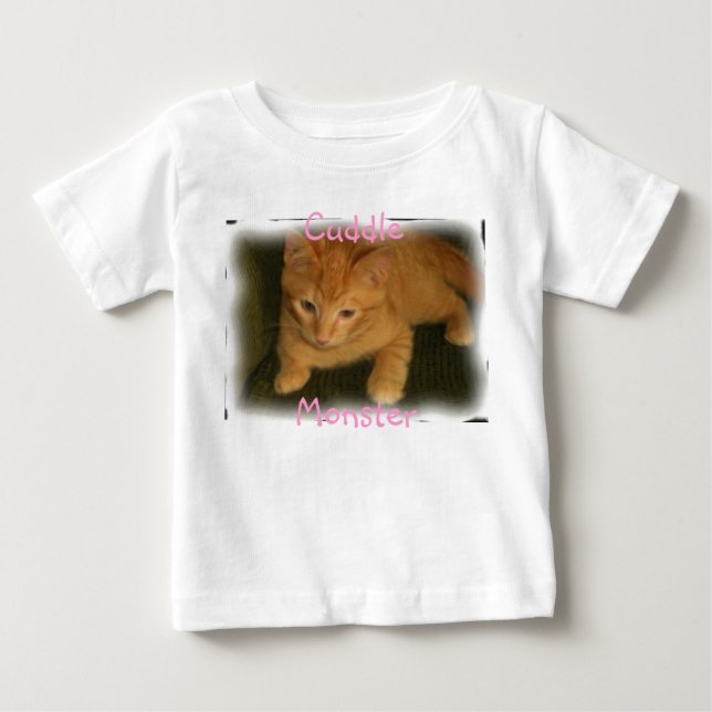 Kitty "Cuddle Monster" Bio Säugling Strampler (Vorderseite)