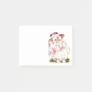 Kitty Dress Up Post-it Klebezettel