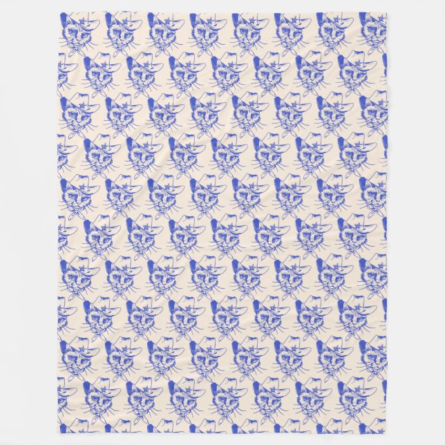 Kitty Fleece Blanket (Vorderseite)