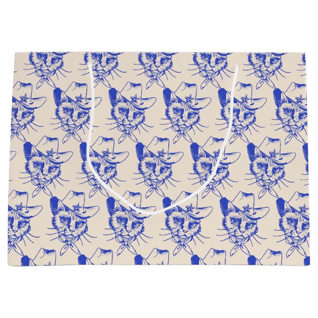Kitty Große Geschenktasche Geschenktüte (Vorderseite)