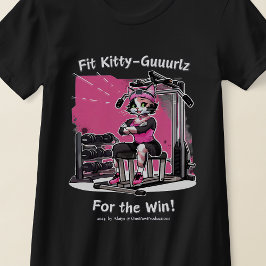 Kitty Gurl, Pink, T-Shirt