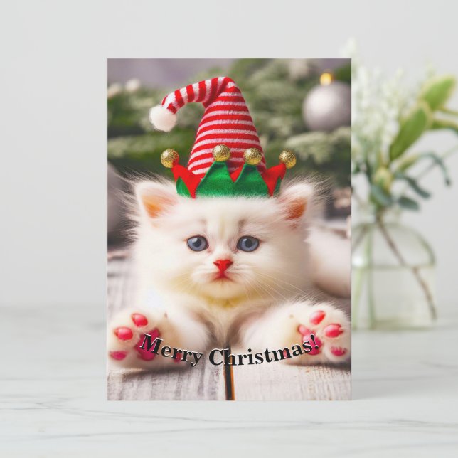 Kitty Happy Furbaby Weihnachten (Stehend Vorderseite)