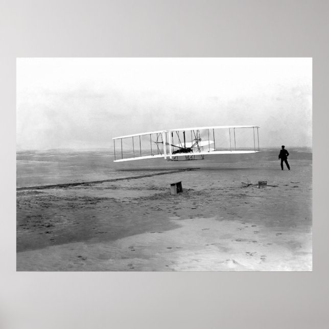 Kitty Hawk, NC Wright Brothers First in Flight Poster (Vorne)