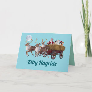 Kitty Hayride Feiertagskarte