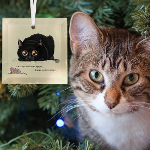 Kitty Hintern-Wiggle Ornament Aus Glas