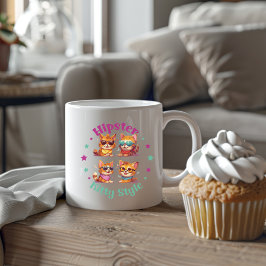 Kitty Hipster Style Kaffeetasse