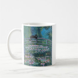 Kitty in der Monet-Tasse Kaffeetasse