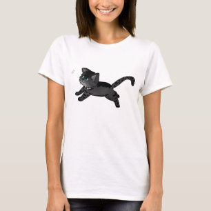 Kitty Jasing nach einem moth T - Shirt