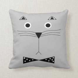 "Kitty Kat" 16" x 16" Kopfkissen Kissen