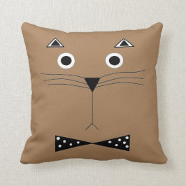 "Kitty Kat" 16" x 16" Kopfkissen Kissen