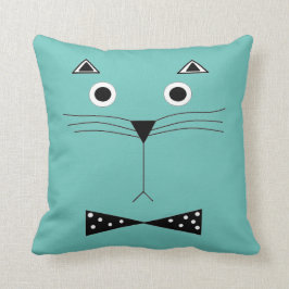 "Kitty Kat" 16" x 16" Kopfkissen Kissen