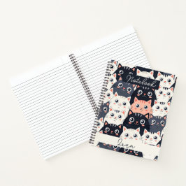 Kitty Kat Kaleidoscope Notizbuch