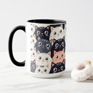 Kitty Kat Kaleidoscope Tasse