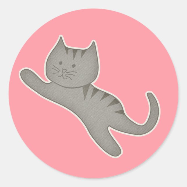 Kitty Kat Sticker (Vorderseite)