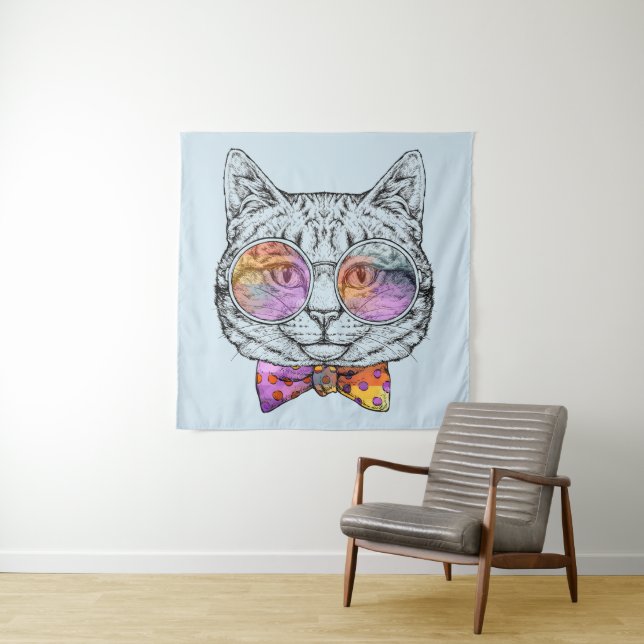Kitty Kat Wandteppich (Beispiel)