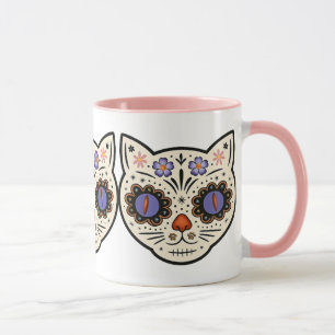 Kitty Kat Zucker Schädel Tasse