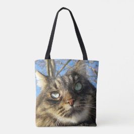 Kitty-Katzen-Gewohnheit ganz vorbei - drucken Sie Tasche