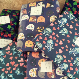 Kitty Katzen überall Geschenkpapier Set