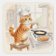 Kitty Kitchen, Autocollants