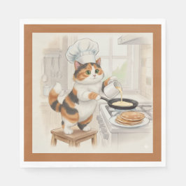 Kitty Kitchen, Calico, Napkins Serviette