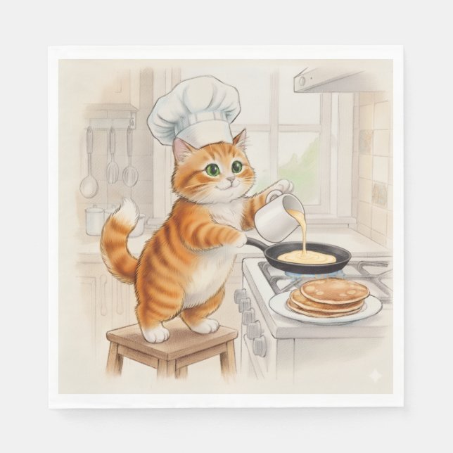 Kitty Kitchen, Napkins Serviette (Vorderseite)
