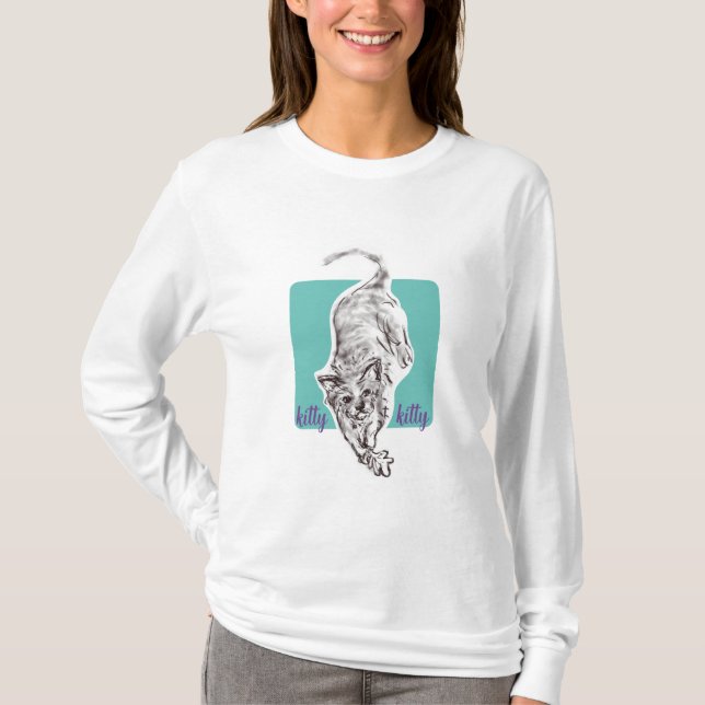 Kitty-Kitty-Cat T-Shirt (Vorderseite)