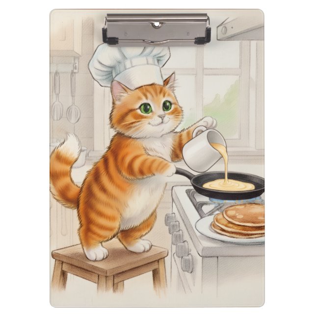 Kitty Küche, Klemmbrett (Vorderseite)
