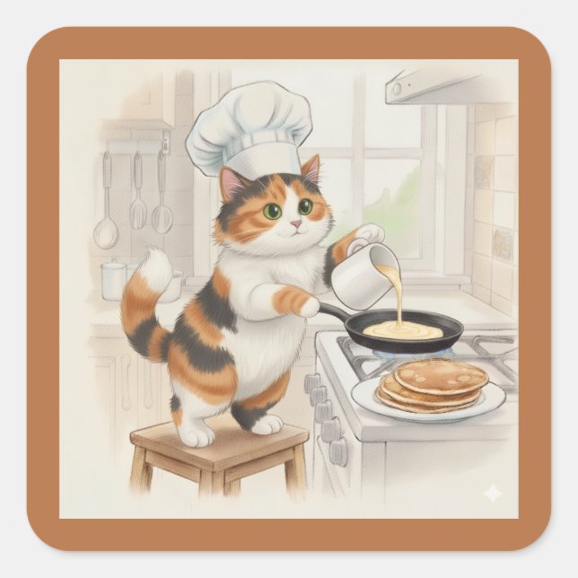 Kitty Küche, Trikotfarben, Aufkleber (Vorderseite)