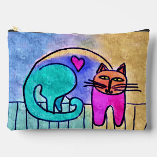 Kitty Liebe Abstrakt Art Zubehörtasche