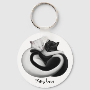 Kitty-Liebe-Katzen-Schlüsselanhänger Schlüsselanhänger