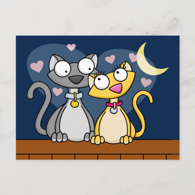Kitty Liebe Postkarten (Vorderseite)