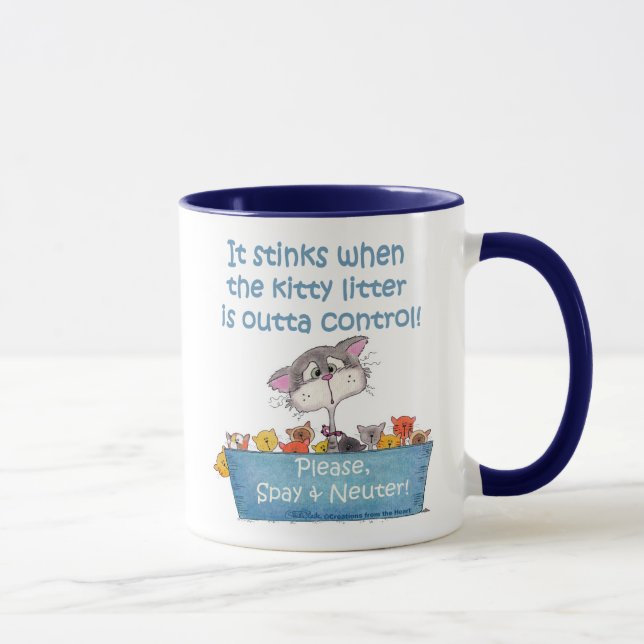 Kitty Litter Stinks Tasse (Rechts)