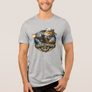 Kitty Marines. Tri-Blend Shirt