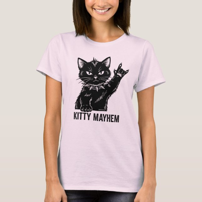 Kitty Mayhem T-Shirt (Vorderseite)