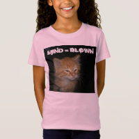 Kitty "MIND = BLOWN" Girls Jersey T-Shirt